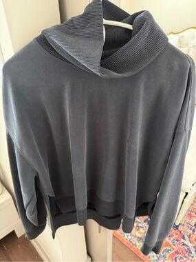 lululemon Women's Grey Cowl Neck Sweater
